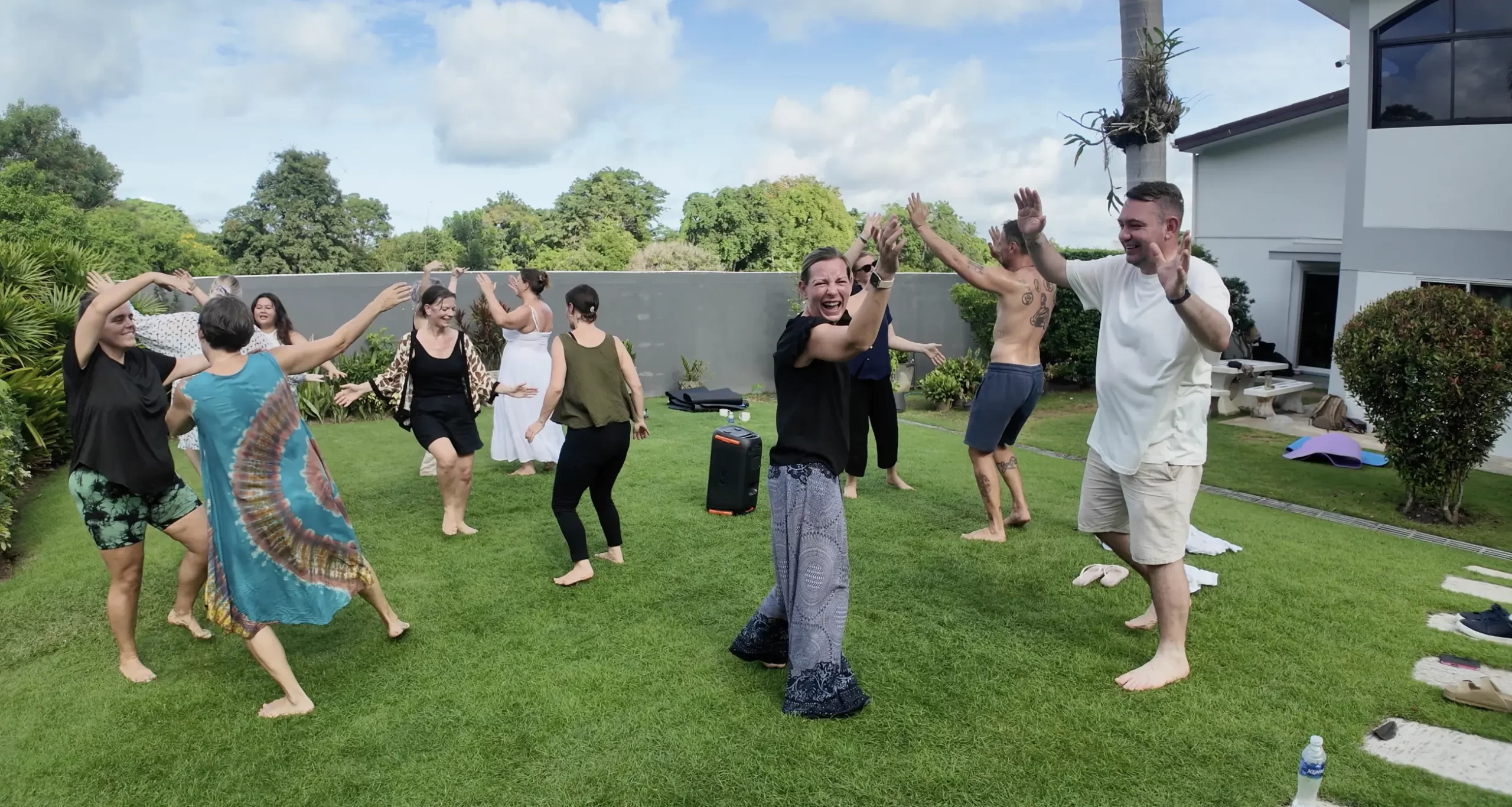 Qi Gong and mindful movement corporate wellness workshop Thailand
