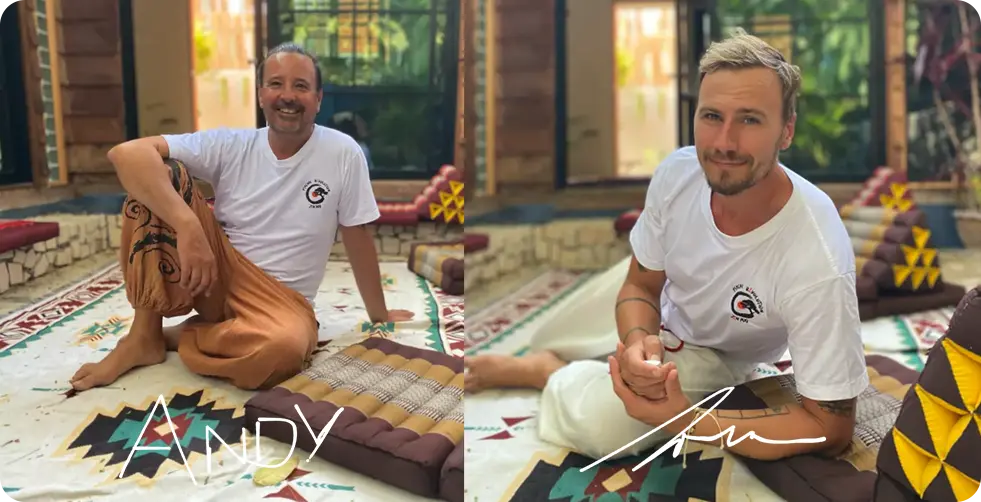 Nicklas and Andy — Zen Pod facilitators