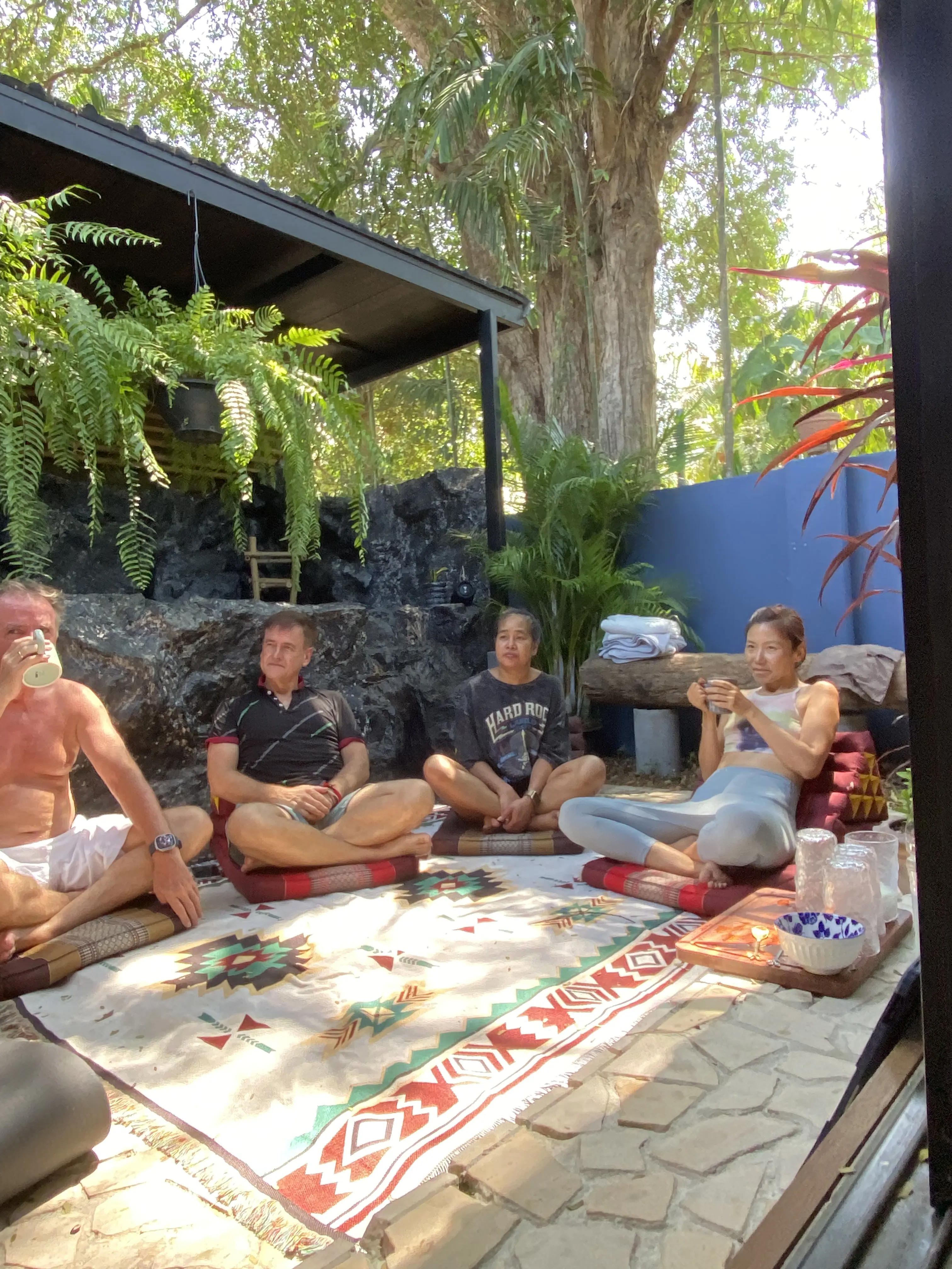 Community gathering at Zen Pod